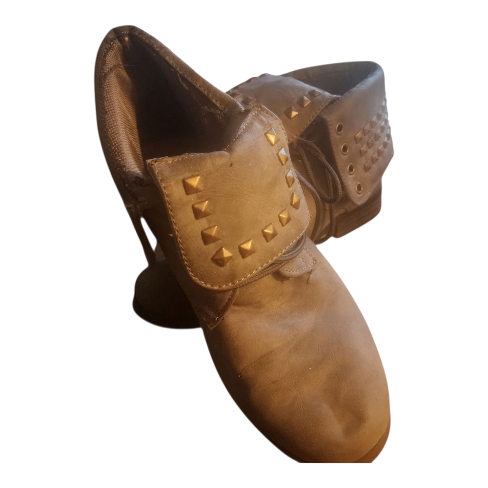 C A COLLECTION Studded Brown Women's Shoes SIZE 6 - Picture 4 of 6